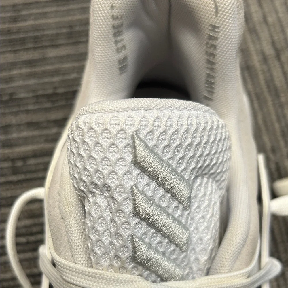 Adidas James Harden Vol 4 White Gray Basketball Shoes Mens Size 14 EF9653